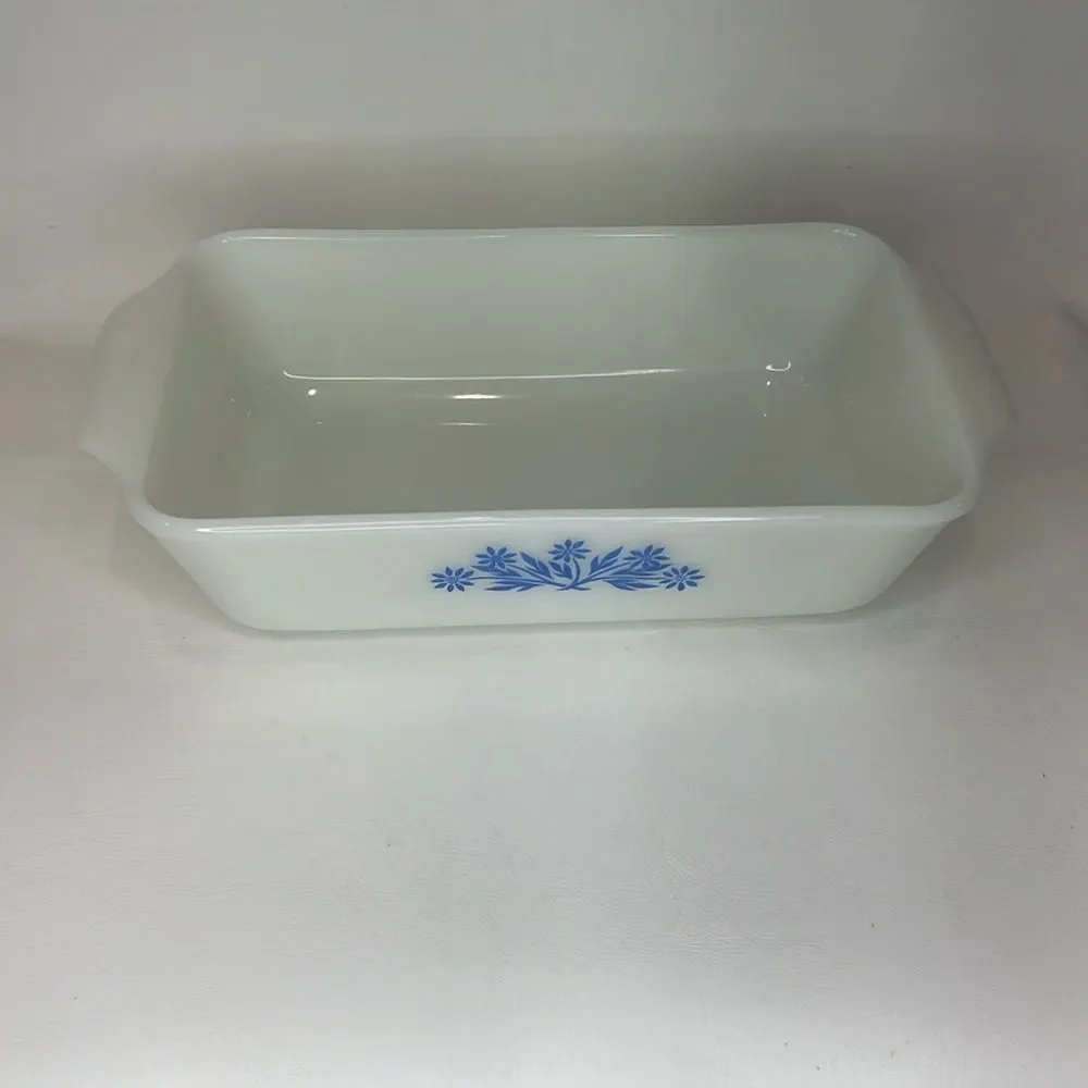 Anchor Hocking Fire King 1 qt Loaf Pan Casserole 441 Oven Proof Vintage Blue